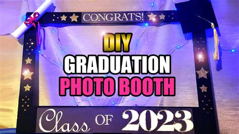 diy photo booth graduation|diy graduation photo booth ideas.